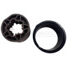 Bagues d'adaptation (roue et couronne) pour moteur Somfy diamètre 55/63 - pour tube rond 70