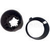 Bagues d'adaptation (roue et couronne) pour moteur Somfy diamètre 55/63 - pour tube rond 70