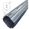 Tube rond canelé diam. 54 type ZF54 - 2000 mm