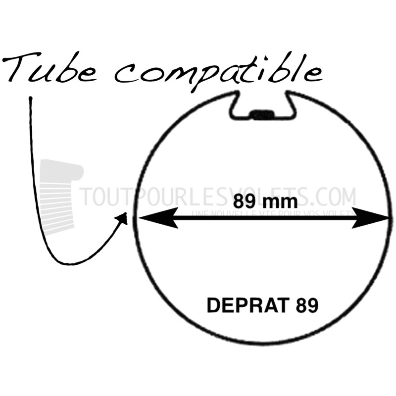 Écrou de Fixation pour Verrou DVA ou ATR - Pour Tube Deprat 89