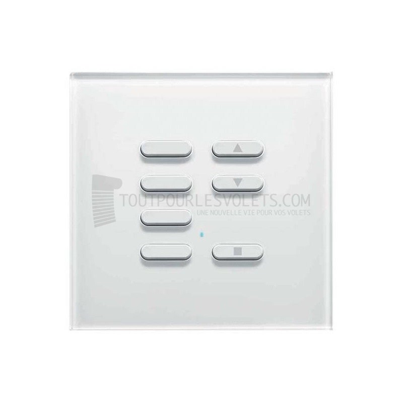 Commande murale Intense 7 boutons - Blanc