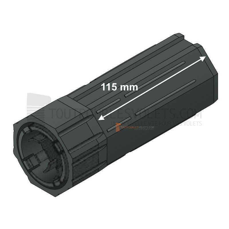 Embout pour Octo 60, support roulement diam. 42 mm L 150 mm