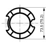 Adaptations moteur TPV.com diam. 50 et tube rond à goutte diam. 78