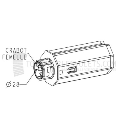 Embout universel pour octo 60
