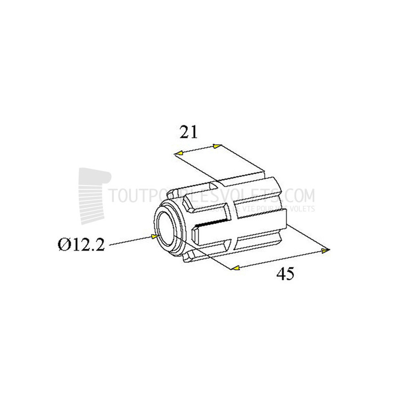 Embout universel pour octo 60