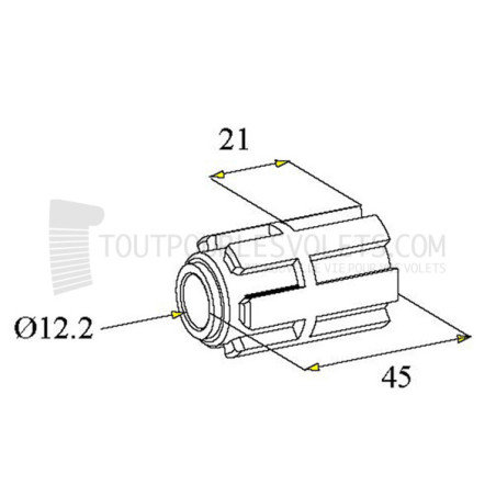 Embout universel pour octo 60