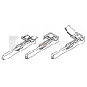 Agrafe sangle pour tube octo