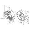 Support moteur Nice série ERA diam. 45 - Tradi (entraxes 44 - 48)