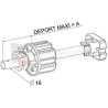 Embout télescopique pour tube ZF64, L220