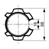 Adaptations moteur TPV.com diam. 50 et tube rond à goutte diam. 70
