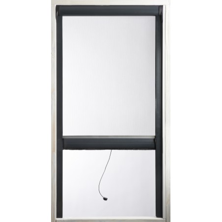 Vertigo - Kit moustiquaire enroulable à recouper - 1400 x 1800 mm - Blanc