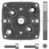 Somfy Support multi-entraxes pour moteur CSI ø 50 et 60