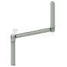 Manivelle volet roulant complète alu diam. 12 Blanc L1100 mm