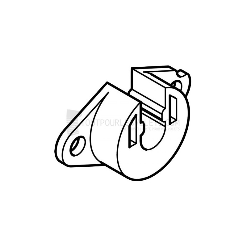 Coussinet en nylon, pour téton de 10 mm