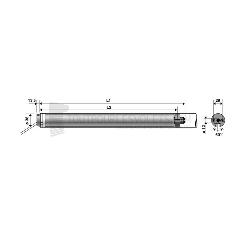 Somfy LS40 9/16