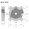 Antichute Gaposa M1A pour porte de garage 80 Nm