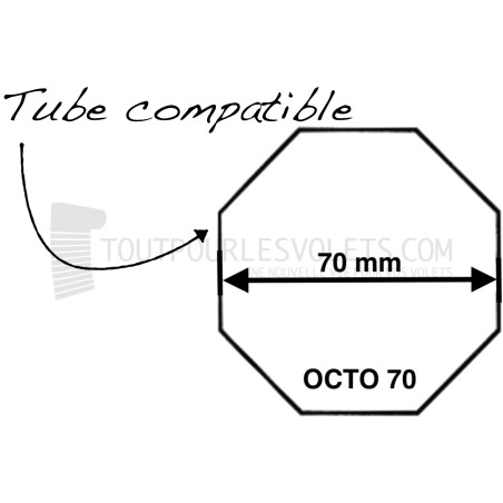 Bagues pour verrou Blocksur et tube Octo 70