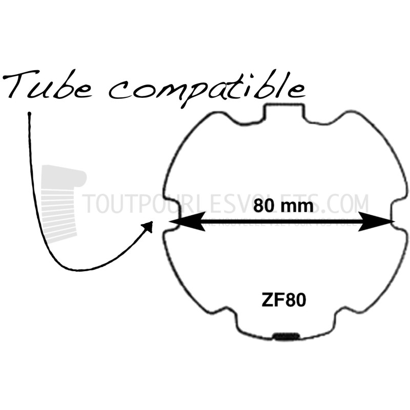 Bagues pour verrou Blocksur et tube ZF80