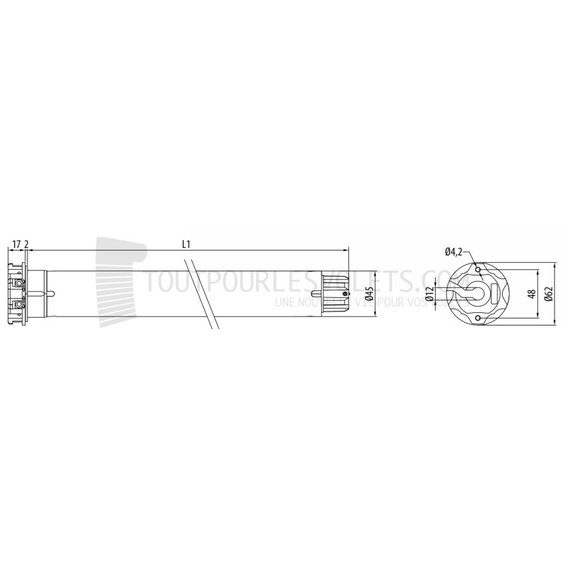 Cherubini Roll Stellata 30/17 diam. 45
