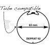 Agrafe sangle pour tube Deprat 62 (F2000)