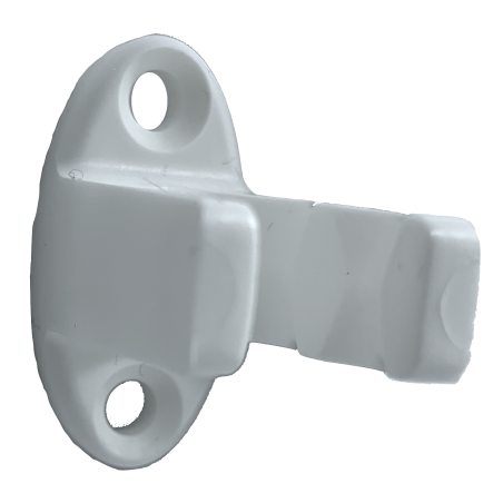 Bloqueur en PVC Blanc pour manivelle de volet roulant de ∅ 13 mm