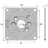 Kit de remplacement Moteur filaire à manoeuvre de secours toute marque pour porte de garage