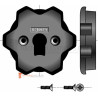 Adaptateur moteur Somfy diam. 40 et supports diam. 50