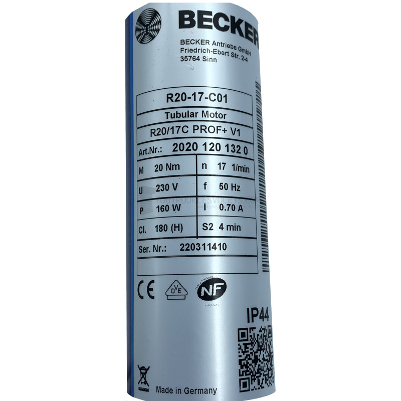 Becker PROF+ C01 moteur radio 20 Nm