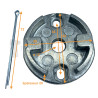 Support Moteur Franciaflex + Goupille