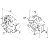 Support moteur Nice série ERA diam. 45 - Tradi (entraxes 48 - 60)
