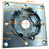 Plaque support moteur Somfy - Réno