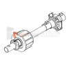 Embout télescopique pour tubes Octo 60 ou Deprat 62, Tube rond diam. 16, L220