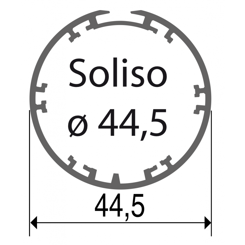 Adaptations moteur Somfy diam. 40 et tube Soliso diam. 44,5