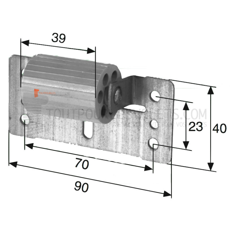 Guide antiflexion 90 x 40