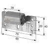 Guide antiflexion 90 x 40