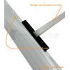 Attache de tablier pour sangle, lame de 8