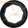 Bagues pour verrou Blocksur et tube Octo 70