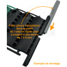 Adaptateur pour attache rigide Clicksur Ep. lame 14 vers Ep. lame 8 mm