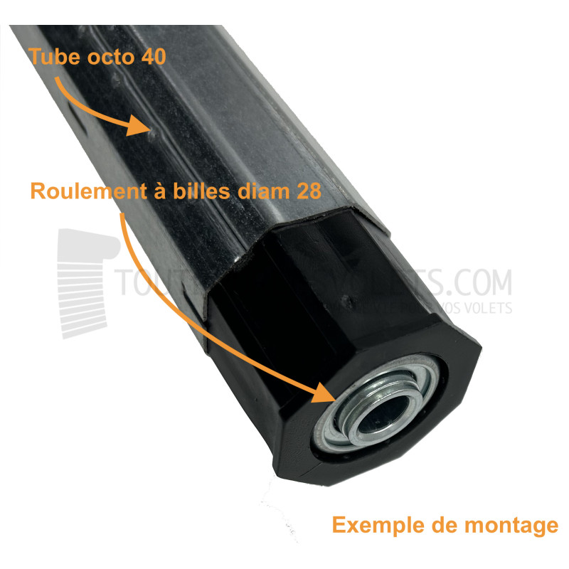 Embout pour Octo 40, pour roulement ø 28 mm