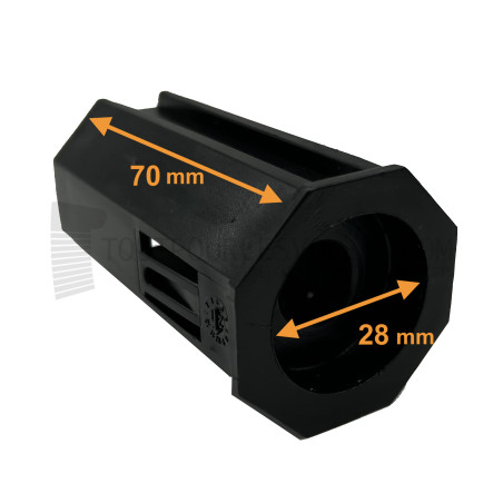 Embout pour Octo 40, pour roulement ø 28 mm