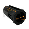 Embout pour Octo 40, pour roulement ø 28 mm