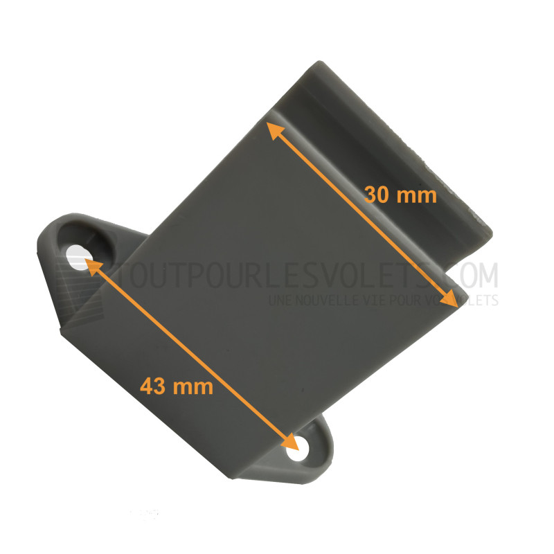 Bloqueur de manivelle de volet roulant diam. 14 - Coloris Gris