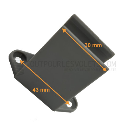 Bloqueur de manivelle de volet roulant diam. 14 - Coloris Gris