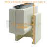 Bloqueur magnétique réglable pour manivelle de volet roulant - Coloris Blanc