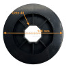 Poulie clipable sur embouts Simu et sangle de 14 mm - Diam. 140