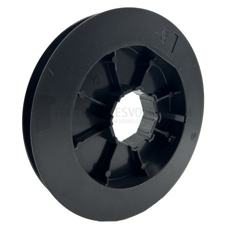 Poulie clipable sur embouts Simu et sangle de 14 mm - Diam. 155