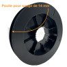 Poulie clipable sur embouts Simu et sangle de 14 mm - Diam. 155