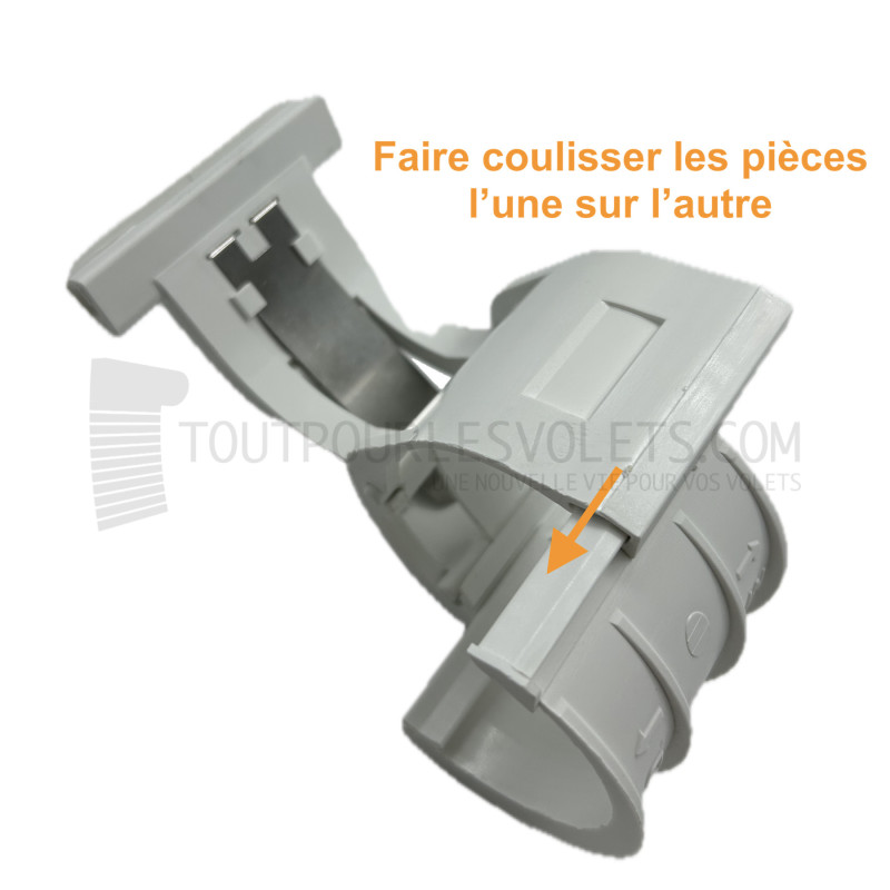 Verrou pour tube Deprat 62 - Ep. de lame 8 mm - Tube DP62