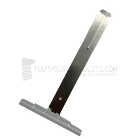 Attache tablier à clipper - Ep. lame 8 mm - L175 - Tube octo