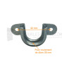 Support pour roulement diam. 28 mm